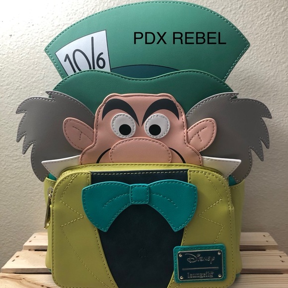 Loungefly Handbags - Mad Hatter Mini-Backpack